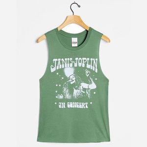 LETLUV | Janis Joplin Graphic Tank | NWT